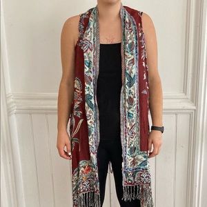 Boho Fringed Vest